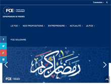 Tablet Screenshot of fce.dz